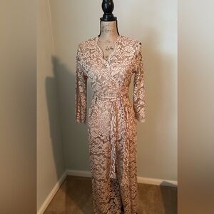 Cocktail Lace Jumper - Size 6 - Nude Color
